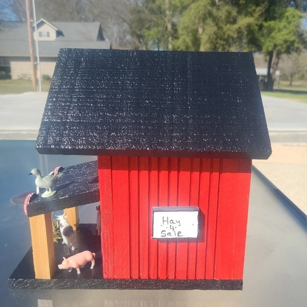 Farmers Market Custom Made New Bird House Amazing‎ Detail & Color 11' by 11'